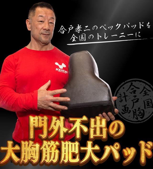 合戸式 大胸筋肥大ペックパッド NURBS｜ナーブス 大胸筋 胸板 筋トレ
