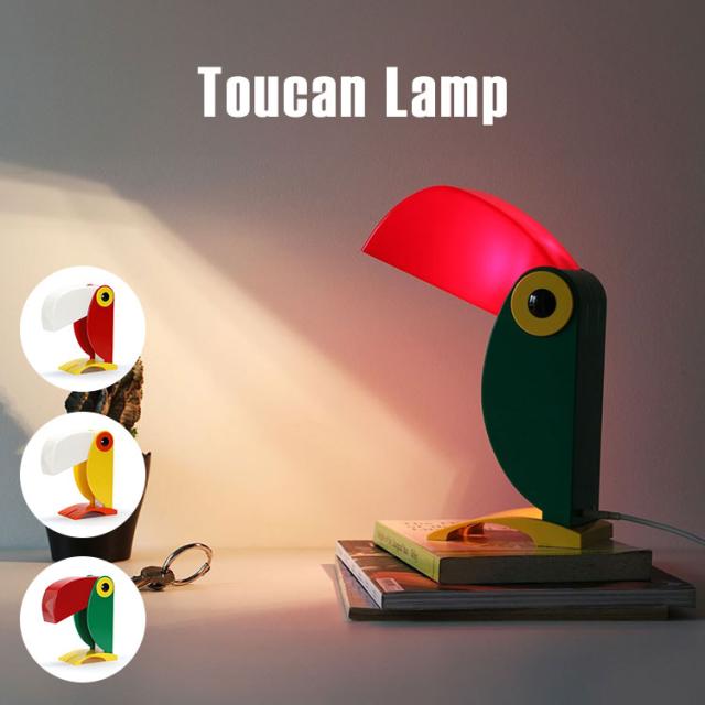 TOUCAN LAMP チューカン ランプ DETAIL｜ディテールLED 照明 レトロ ビンテージ 間接照明 LEDライト 調光 折りたたみ 鳥 モチーフ おしゃれ デスクランプ 卓上 寝室 リビング【送料無料（宅配便）】【10】