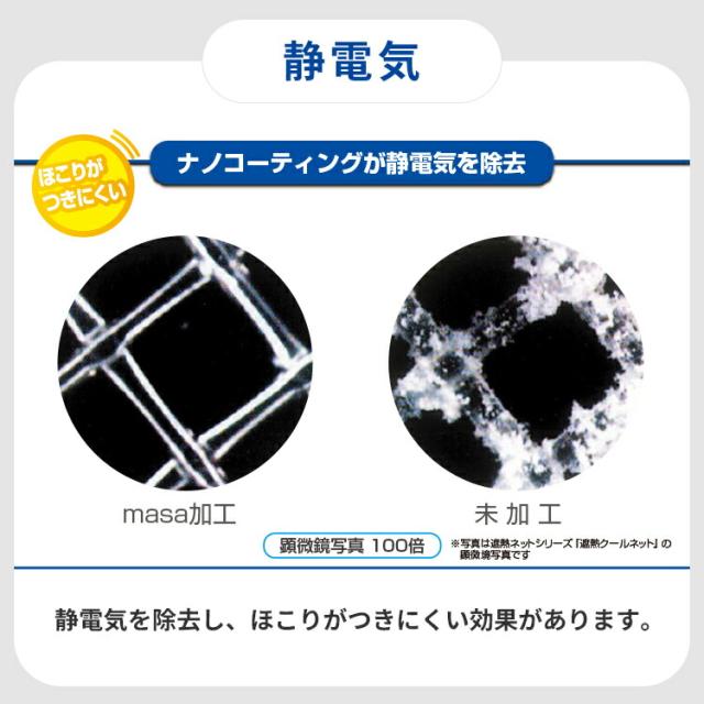セキスイ クールアップシェード Mサイズ 180×180cm｜遮熱 サンシェード 日除け 日よけ UVカット 紫外線 日差し 日焼け対策 ネット 洗える 簡単設置 省エネ 窓 日本製 SEKISUI【送料無料（宅配便）】_8