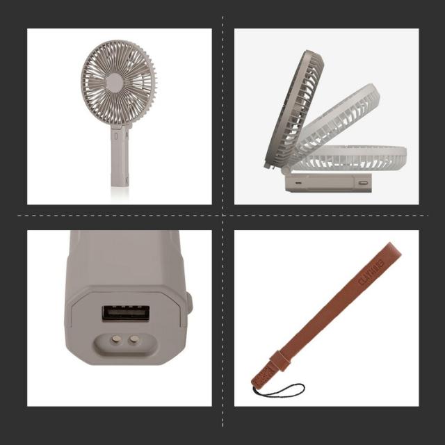 CLAYMORE HANDY A（クレイモア ハンディー エー モバイルバッテリー スマホ 携帯 USB キャンプ 防災 CLFN-H100A ハンディーファン 扇風機 持ち運び パワーバンク バッテリー 充電 携帯）【送料無料（宅配便）】_7