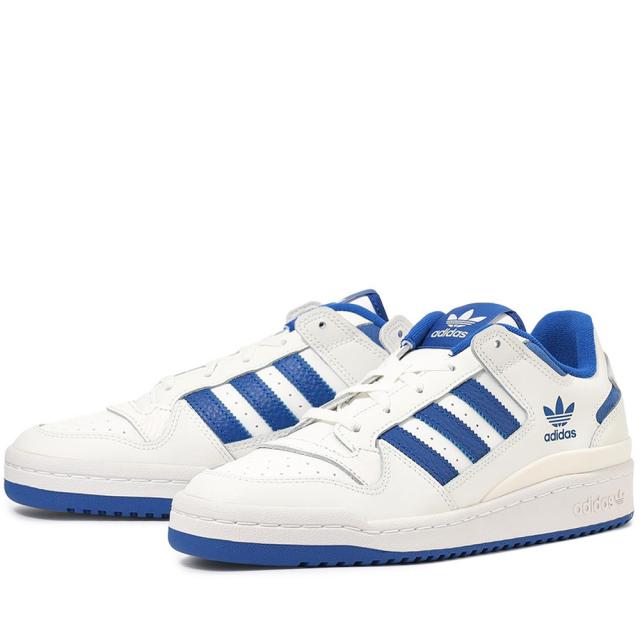 2025年秋冬新作 adidas アディダス FORUM LOW CL レディース＆メンズ フォーラム ロー CL IH7829 コアホワイト/チームロイヤルブルー