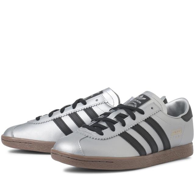 2025年秋冬新作♪ adidas【アディダス】 STADT シュタット レディース＆メンズ 【JR9563】 シルバーメット/コアブラック