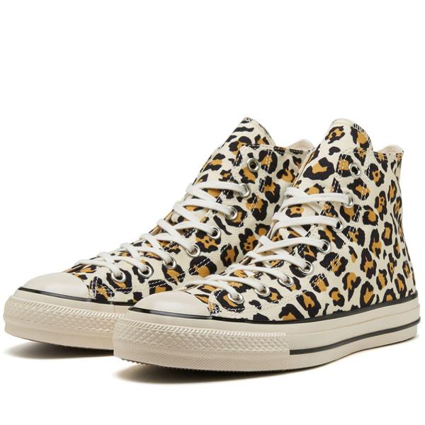 2023年秋冬新作♪ CONVERSE 【コンバース】 ALL STAR US LEOPARD HI オールスター US ホワイト ハイ ホワイト