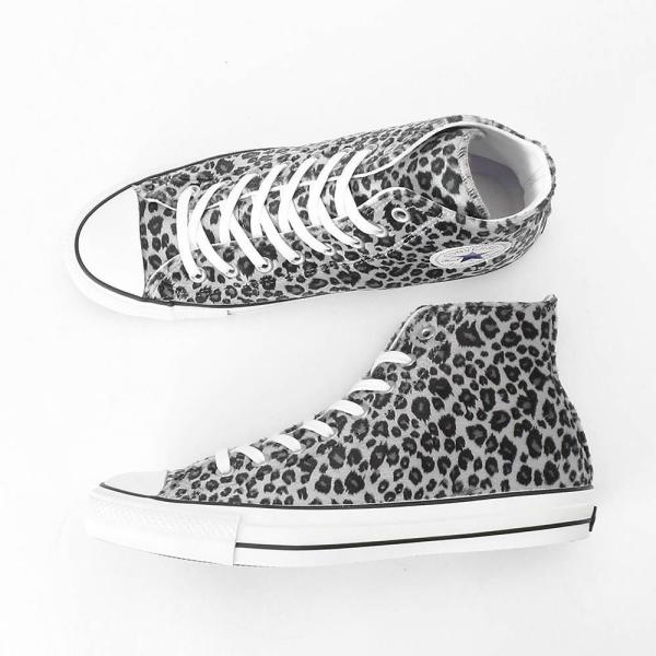 国内正規品♪ CONVERSE【コンバース】 ALL STAR 100 LEOPARDFUR HI オールスター 100 レパードファー ハイ グレー