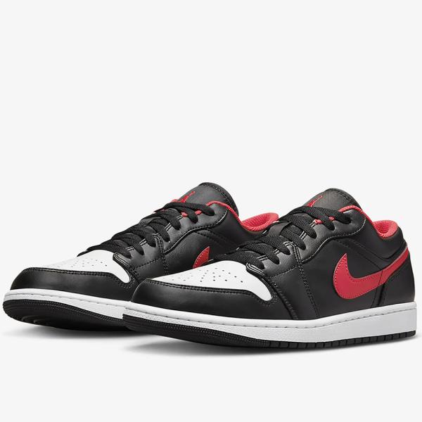 2022年秋冬新作♪ NIKE【ナイキ】 AIR JORDAN 1 LOW ナイキ エアジョーダン 1 ロー メンズ スニーカー 【553558-063】 ブラック/ホワイト/ファイヤーレッド