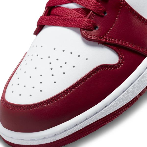 2022年春夏新作♪ NIKE【ナイキ】 AIR JORDAN 1 LOW BRED TOE エア ジョーダン 1 ロー ブレッド トゥ メンズ スニーカー 【553558-607】 カーディナルレッド_3