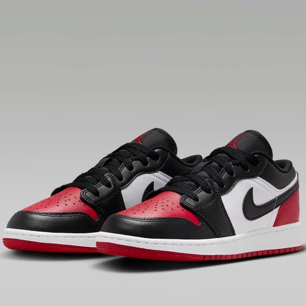 2023年秋冬新作♪ NIKE【ナイキ】 AIR JORDAN 1 LOW GS エア ジョーダン 1 ロー GS 【553560-161】 ホワイト/バーシティレッドの通販は