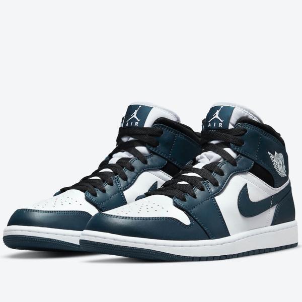 2022年秋冬新作♪ NIKE【ナイキ】 AIR JORDAN 1 MID GS エア ジョーダン 1 ミッド GS 【554725-411】 アーモリーネイビー/ホワイト