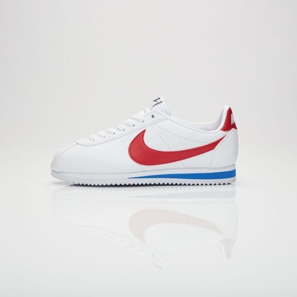 国内正規品♪ NIKE【ナイキ】 WMNS CLASSIC CORTEZ LEATHER ウィメンズ クラシック コルテッツ レザー スニーカー 【807471-103】 ホワイト/バーシティレッド_1