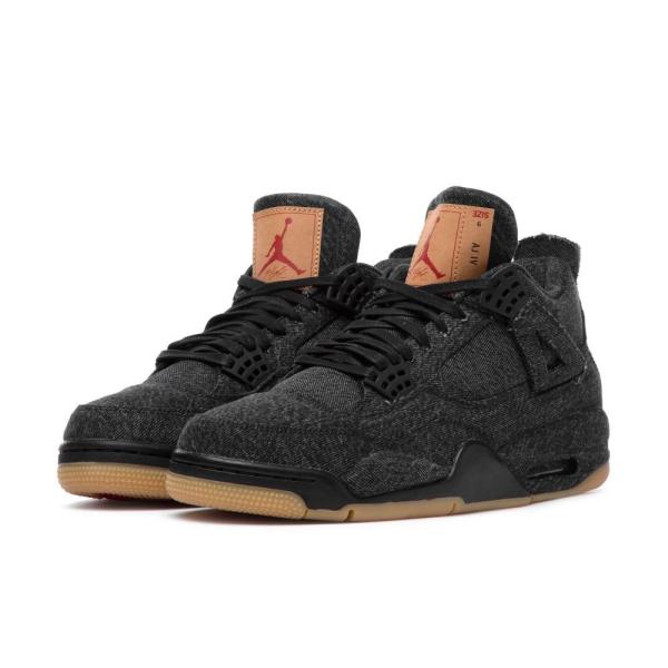 国内正規品♪ LEVI’S【リーバイス】 × NIKE【ナイキ】 AIR JORDAN 4 RETRO エア ジョーダン 4 レトロ 【AO2571-001】 ブラック