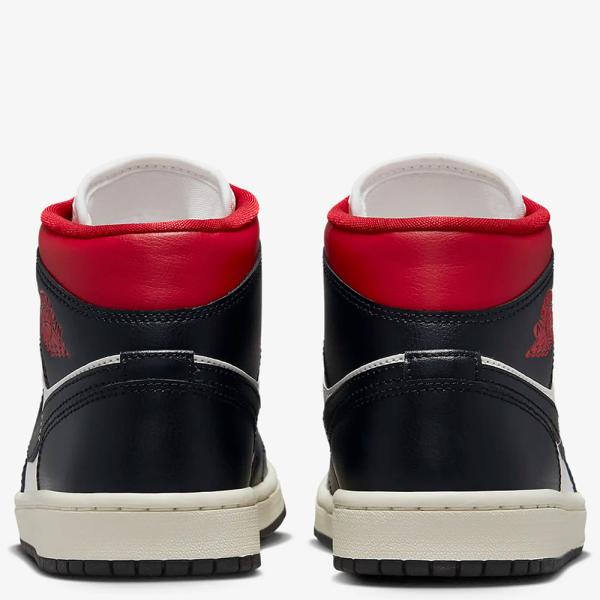 2023年春夏新作♪ NIKE【ナイキ】 WMNS AIR JORDAN 1 MID ウィメンズ エア ジョーダン 1 ミッド 【BQ6472-061】 ブラック/ジムレッド_2