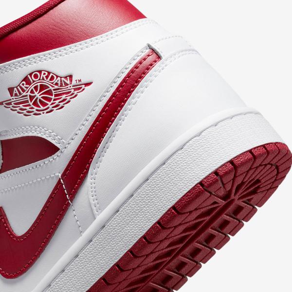 2022年春夏新作♪ NIKE【ナイキ】 WMNS AIR JORDAN 1 MID ウィメンズ エア ジョーダン 1 ミッド 【BQ6472-161】 ホワイト/ポムグラネイト_4