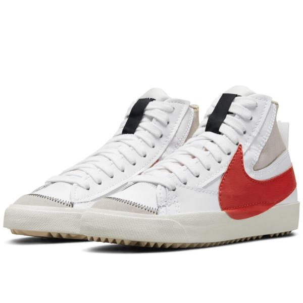 2022年春夏新作♪ NIKE【ナイキ】 BLAZER MID '77 JUMBO ブレーザー ミッド '77 ジャンボ 【DD3111-102】 ホワイト/ハバネロレッド