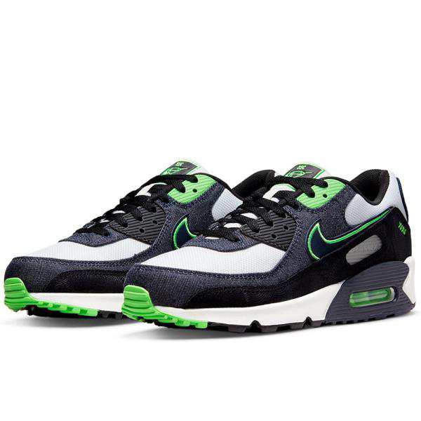 2022年春夏新作♪ NIKE【ナイキ】 AIR MAX 90 SE エア マックス 90 SE メンズ スニーカー 【DN4155-001】 ブラック/スクリームグリーン