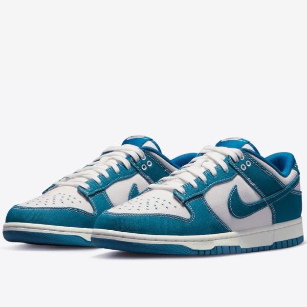 2023年春夏新作♪ NIKE【ナイキ】 DUNK LOW RETRO SE ダンク ロー レトロ SE メンズ スニーカー 【DV0834-101】 ホワイト/インダストリアルブルー 国内正規品♪