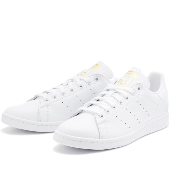 2024年秋冬新作♪ adidas【アディダス】 Stan Smith FD レディース＆メンズ スタンスミス FD 【F36575】 ホワイト/ゴールド レザー 定番 クラシック 本革