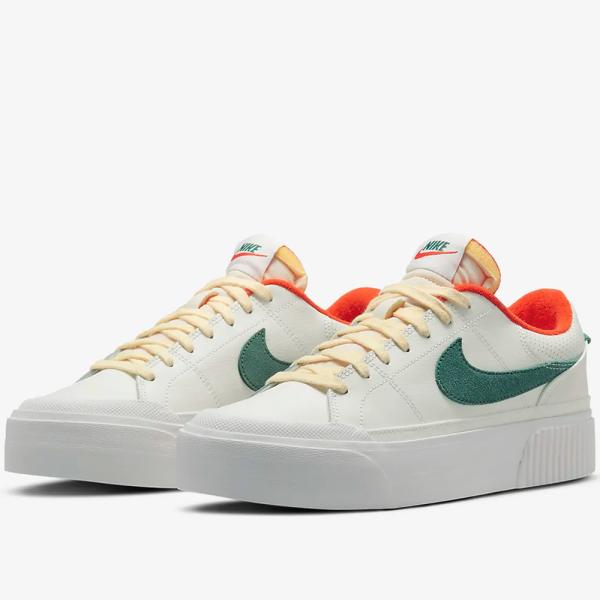 2023年春夏新作♪ NIKE【ナイキ】 WMNS COURT LEGACY LIFT ウィメンズ コート レガシー リフト 【FD0355-133】 セイル/ノーブルグリーン