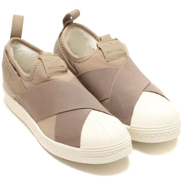 2022年秋冬新作♪ adidas【アディダス】 SS SLIPON FLEECE スーパースター スリッポン フリース 【GX1365】 カーキの通販は