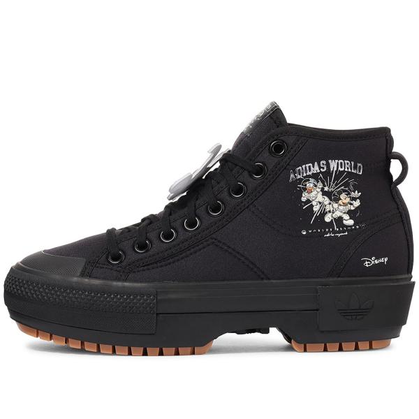 2022年秋冬新作♪ adidas【アディダス】 × Disney【ディズニー】 NIZZA TREK レディース ニッツァ トレック 【GY2506】 ブラック_1