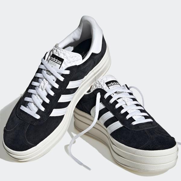 2023年春夏新作♪ adidas【アディダス】 GAZELLE BOLD W レディース ガゼル ボールド 【HQ6912】 ブラック