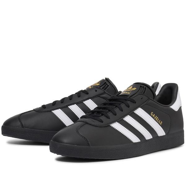 2023年秋冬新作♪ adidas【アディダス】 GAZELLE レディース＆メンズ ガゼル 【ID6112】 ブラック/ホワイト
