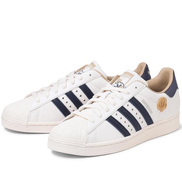 2023年バレンタイン限定♪ adidas【アディダス】 SUPERSTAR レディース＆メンズ スーパースター 【IE6977】 ホワイト/ネイビー