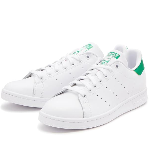 2024年秋冬新作♪ adidas【アディダス】 Stan Smith レディース＆メンズ スタンスミス 【M20324】 ホワイト/グリーン レザー 定番 クラシック 本革
