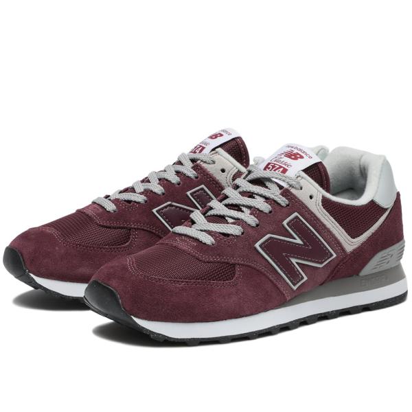 2023年春夏新作♪ New Balance【ニューバランス】 ML574EVM レディース＆メンズ スニーカー バーガンディー