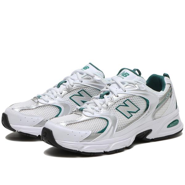 2023年春夏新作♪ New Balance【ニューバランス】 MR530AB レディース＆メンズ スニーカー ホワイト/グリーンの通販は 13,172円