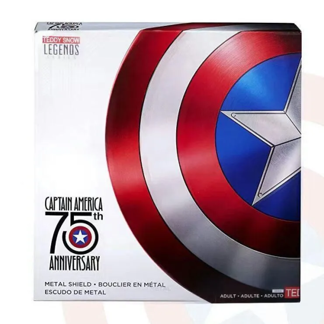 キャプテン・アメリカ 盾のメタルシールド　75周年記念版 フルメタル1：1