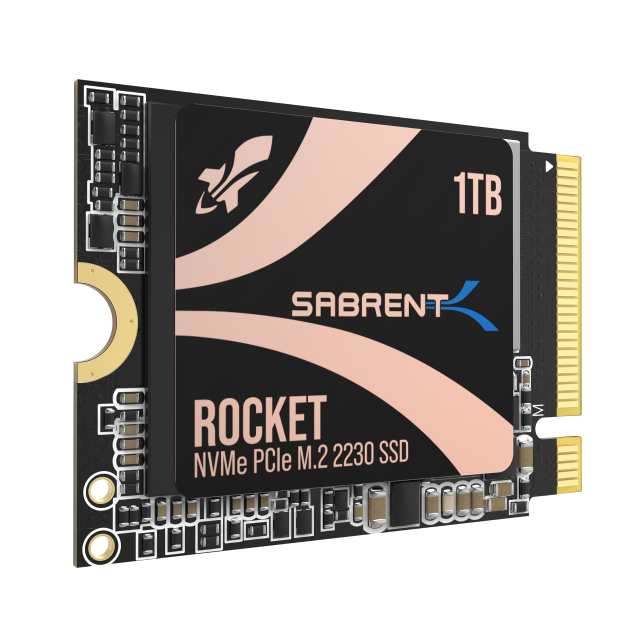 SABRENT SSD 1TB、M.2 SSD 1TB、NVMe 1TB PCIe 4.0 M.2 2230、内蔵SSD速度最大4750MB、DRA