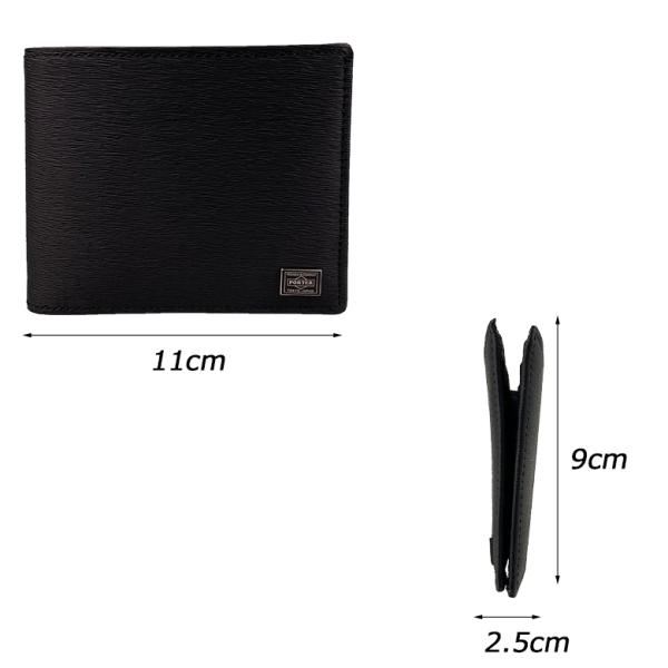 ポーター カレント ウォレット 052-02211 PORTER CURRENT 二つ折り財布（小銭入れなし） 送料無料 ラッピング無料_1