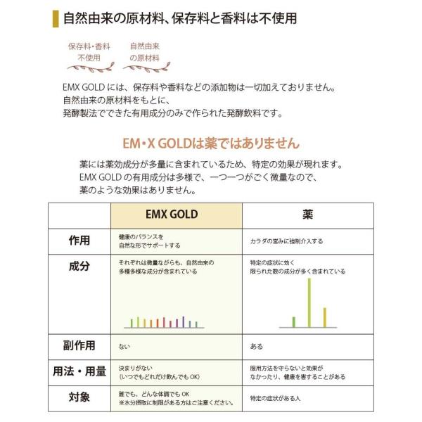 【送料無料】発酵飲料水 EMXGOLD（EMXゴールド）500ml ×2本セット EM X GOLD em x gold イーエム エックス ゴールド em x ゴールド EM生活 善玉菌 健康飲料_6