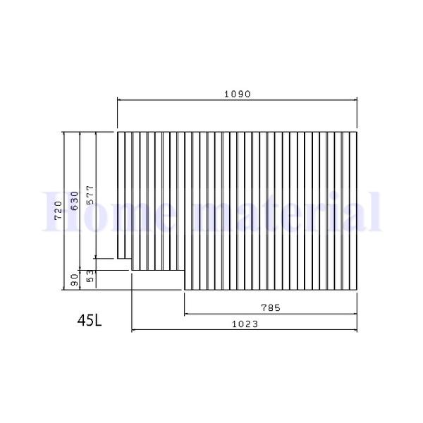 送料無料 お風呂のふた TOCLAS トクラス  (旧ヤマハ） 45L （ 品番 ）ZB FPFTAA000A1 (後継品番 GB10010693 ) 巻きフタ 風呂ふた 巻きふたの通販は