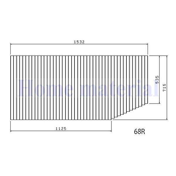送料無料 お風呂のふた TOCLAS トクラス  (旧ヤマハ） 68R （ 品番 ） GFFMBDW1AX (品番変更 GFFMBDW1A1) 巻きフタ 風呂ふた 巻きふたの通販は風呂ふた
