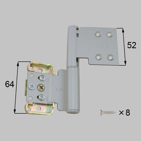MDS533A 送料込み LIXIL リクシル トステム 室内ドア 室内ドア 丁番 室内窓用丁番上用（右）MDTY43FRの通販は