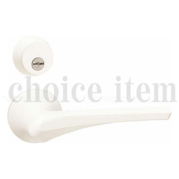 送料込み 永大産業 EIDAI 内装 室内ドア スキスムS スキスムT  レバーハンドル 11WM型 丸座タイプ シリンダー錠 ホワイト TDB-CC11WM1の通販は 8,480円