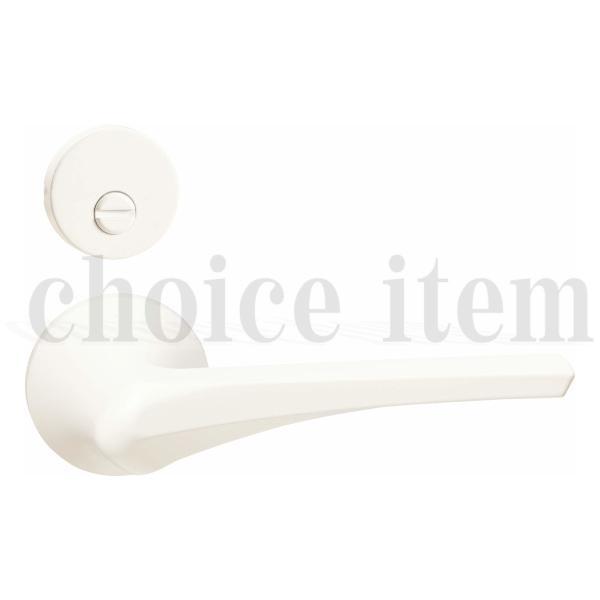 送料込み 永大産業 EIDAI 内装 室内ドア スキスムS スキスムT レバーハンドル 11WM型 丸座タイプ 間仕切錠 ホワイト TDB-CM11WM1