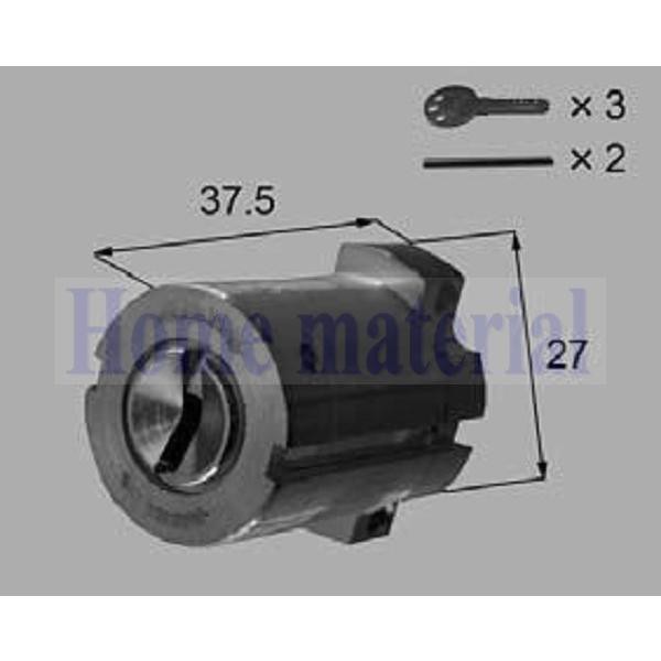 送料込み LIXIL 新日軽 エクステリア 補修部品 門扉 PH・PJ・RH・RJ 型錠シリンダーセット( 片開き・両開き用) 88AAB1461