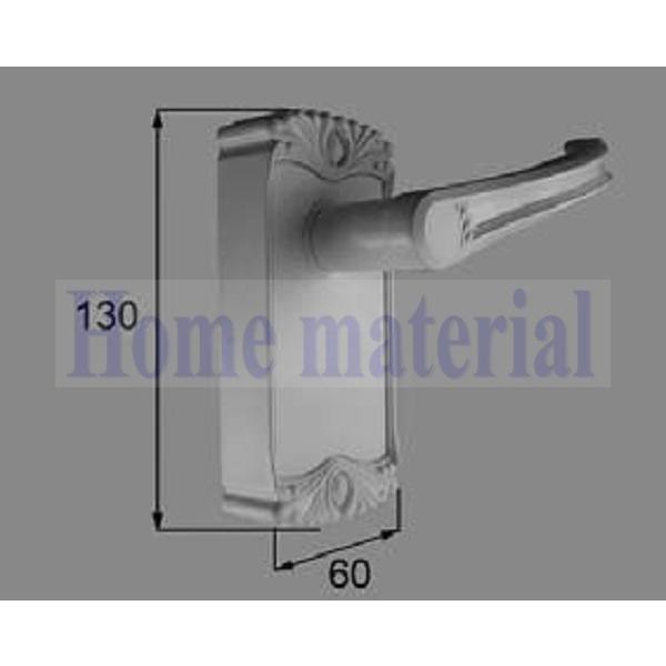 送料込み LIXIL 新日軽 エクステリア 補修部品 門扉 S 型錠外部化粧座ハンドルセット受側 ( 両開き用 ) 8AAB0192