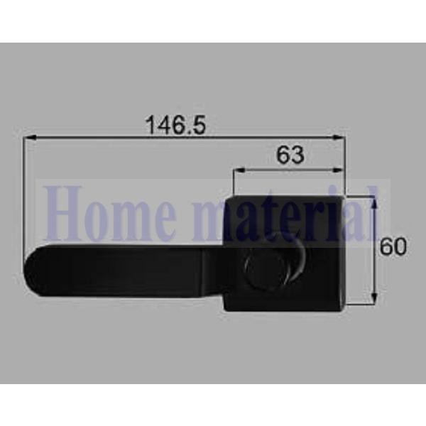 現在欠品 送料込み LIXIL 新日軽 エクステリア 補修部品 門扉 NA 型錠外部化粧座ハンドルセット受側( 両開き) 8AAB0341