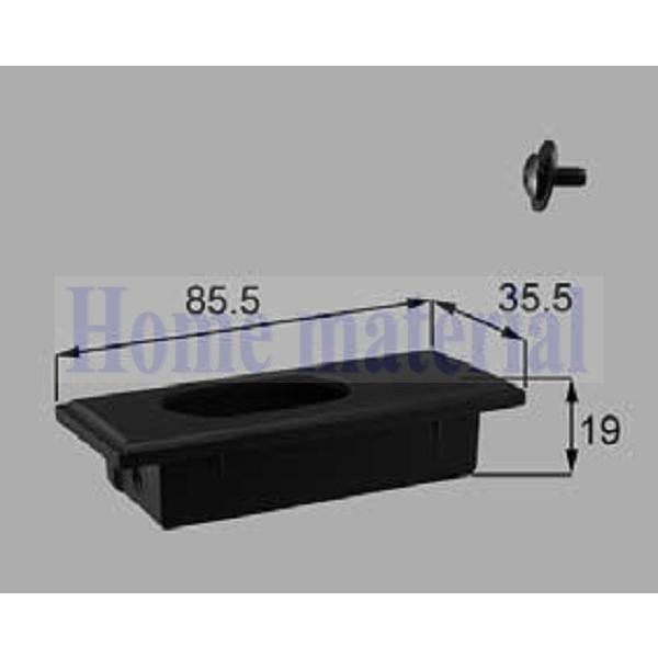 送料込み LIXIL 新日軽 エクステリア 補修部品 門扉 縦框キャップ下 8CY1472