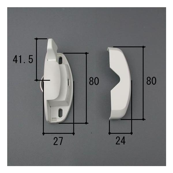 送料無料 三協アルミ 窓・サッシ 引き違い窓 クレセント 右勝手 99WB7385R0-WH 商品コード：194C6670 1個の通販は