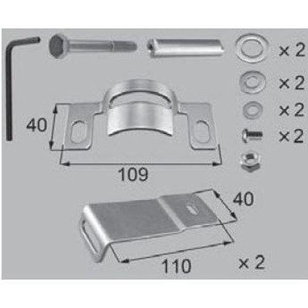 送料込み LIXIL 新日軽 エクステリア 補修部品 フェンス 打掛けセット( 片開き) A8AAB1471