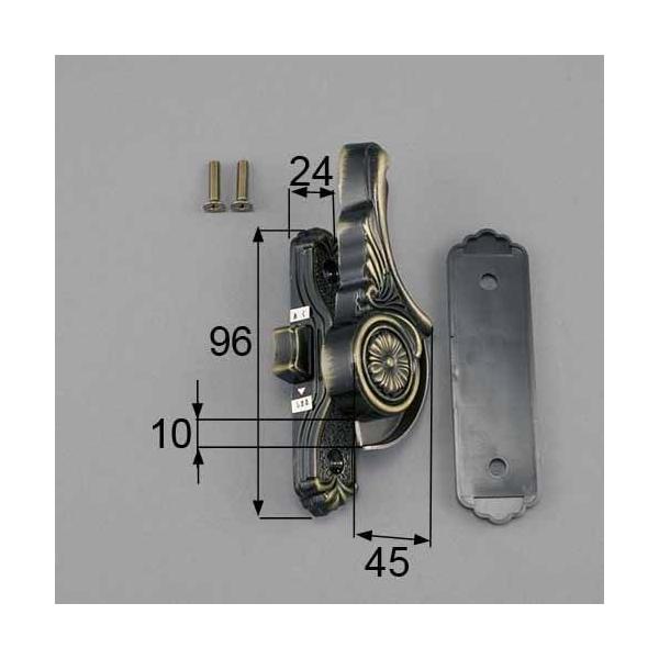 送料無料 LIXIL リクシル トステム 窓（サッシ） 引違い錠 錠（クレセント） 右側用 ネジカバー無し AAAZC17Rの通販は