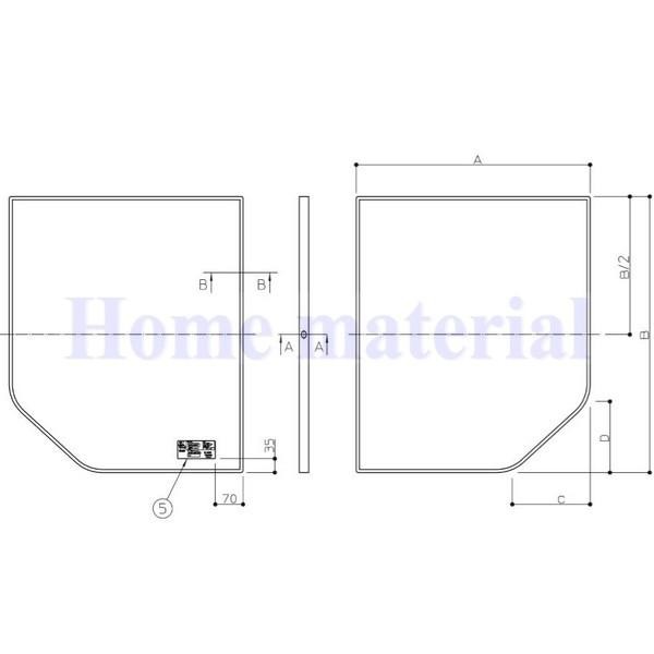 納期未定 特注品 お風呂のふた TOTO 風呂ふた 組み合わせ式 組みふた 断熱風呂蓋 EKK84128W1 (代替品 AFKK84128W ) 695×1180