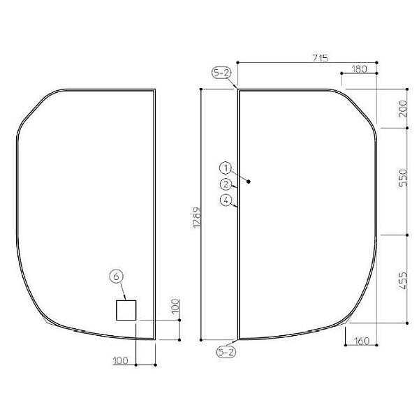 お風呂のふた TOTO 風呂ふた 組み合わせ式 組みふた EKK80034W (代替品 AFKKS80034KSAA21W)