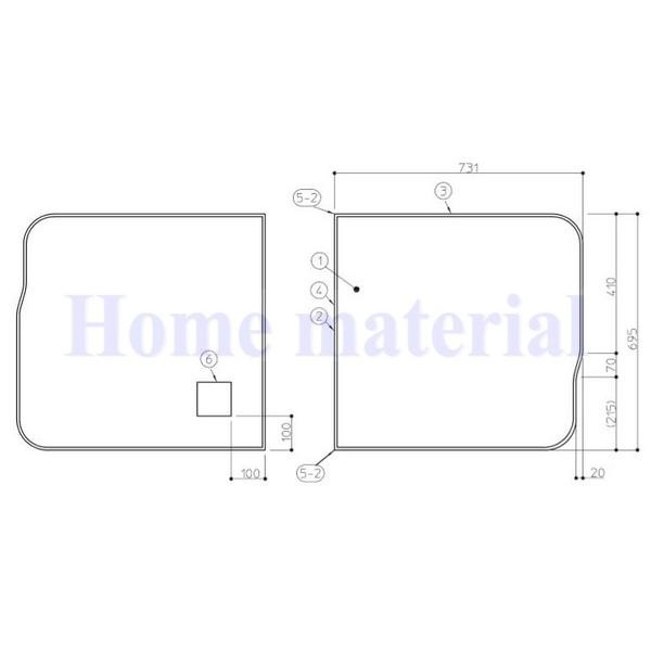 送料無料 お風呂のふた TOTO 風呂ふた 2枚割りフタ HD160 スクエアラクかる2枚 AFKKS80047LSAA21W AFKKS80047RSAA21W ( EKK80047WL EKK80