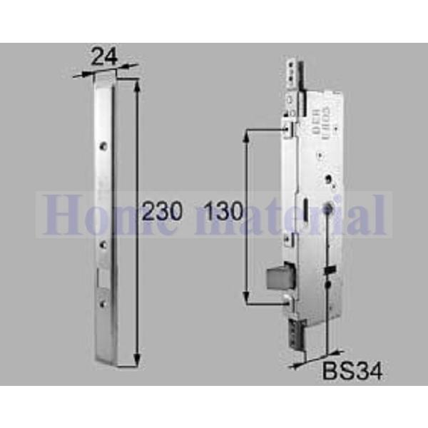 LIXIL リクシル トステム ドア ラッチグレモン箱状 AKP682A (品番変更 AKP682B )の通販は 6,783円