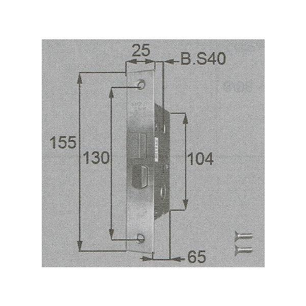送料無料 LIXIL リクシル トステム ドア 引戸用部品 錠 玄関 店舗 勝手口 テラスドア 箱錠 箱錠錠 色 シルバー AZWB564の通販は